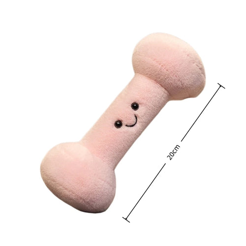 Gym Buddies plush - Pink Dumbbell