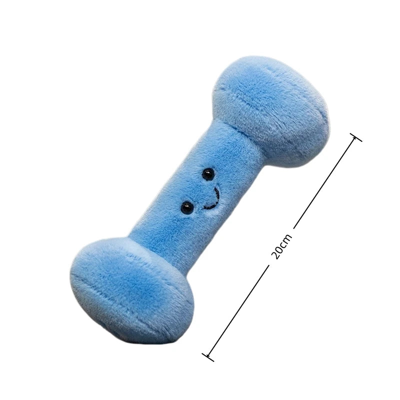 Gym Buddies plush - Blue Dumbbell