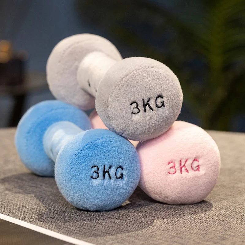 Gym Buddies Dumbbell & Kettlebell Plush